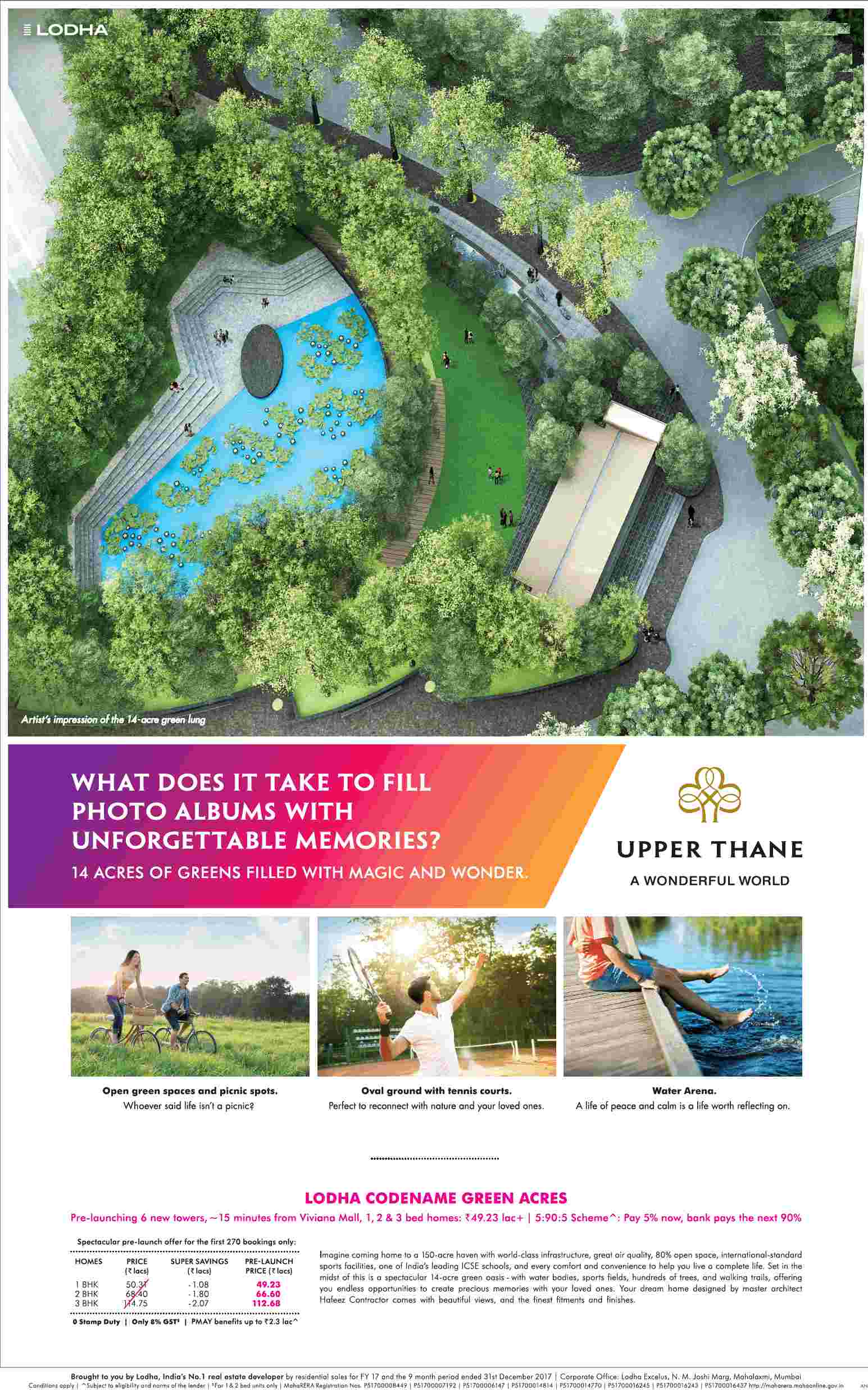 Avail 5:90:5 scheme and book your home at Lodha Codename Green Acres in Mumbai Update